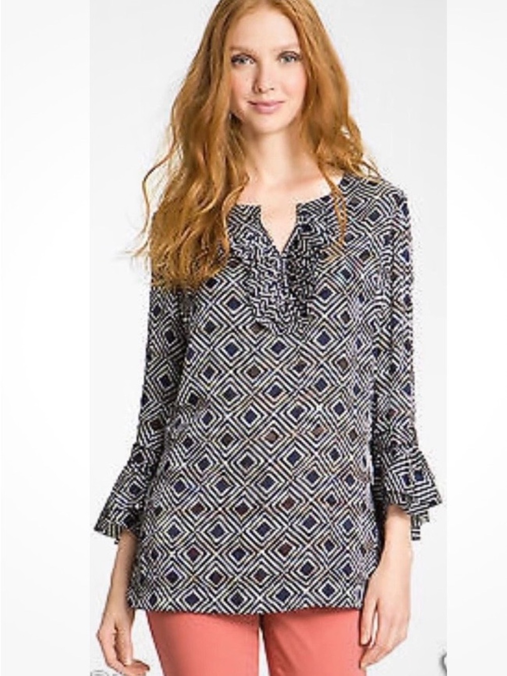 Tory Burch Gwenna Silk Blend Tunic